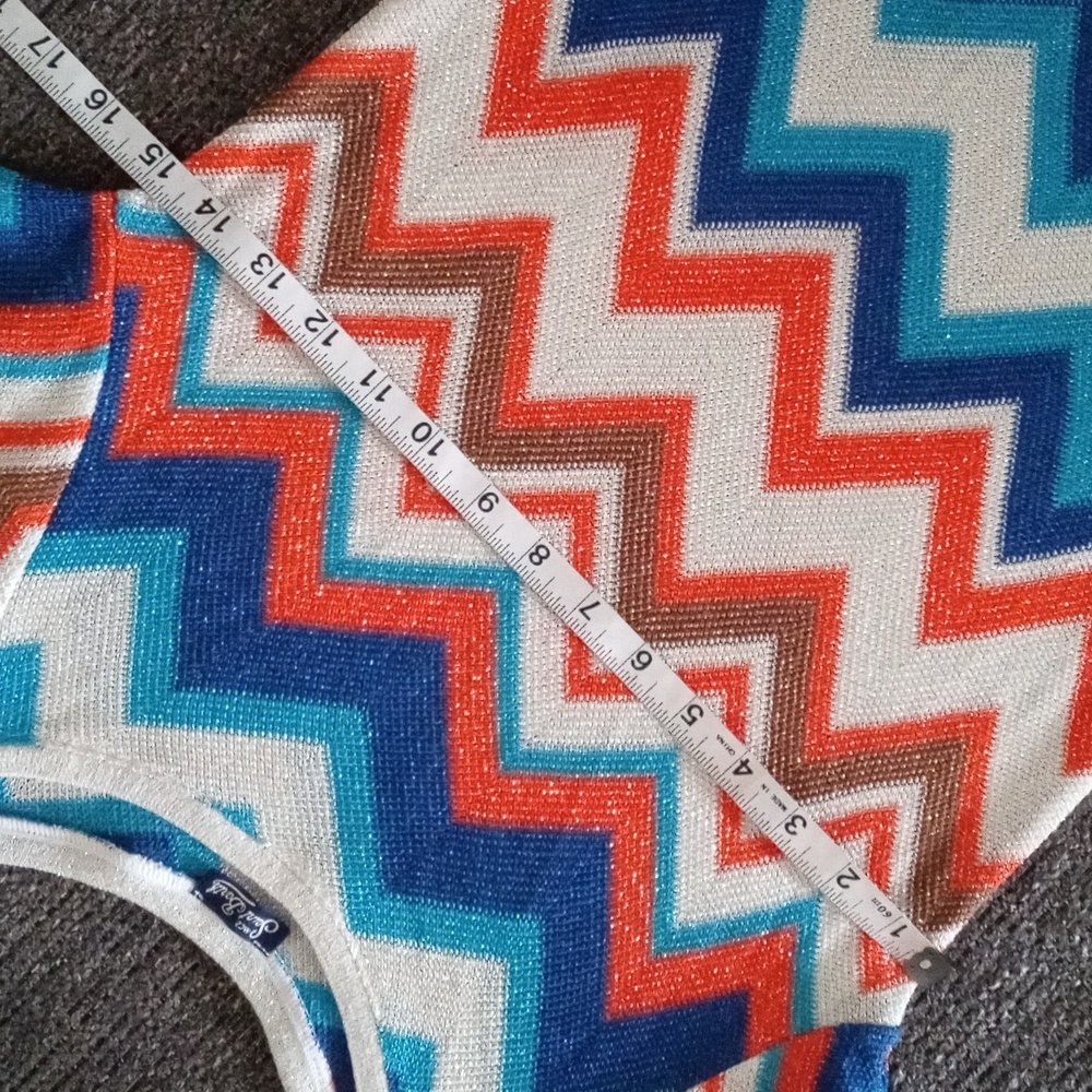 🌊MC2 Saint Barth🌊 - Multicolor Chevron Dress - Picture 14 of 16